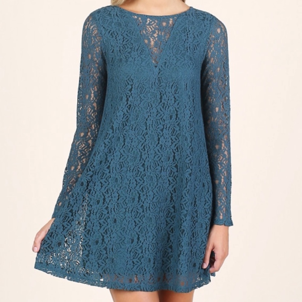 Altar’d State Blue Lace Dress NWT👗